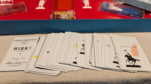 Vintage Brettspiel Parker RISK 1968 Original Komplett Box Holzteile - Bild 12 von 14