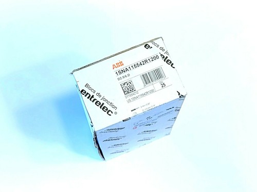 ABB 1SNA115542R1200, 3 DECK DIN3 5MM BLK D2.5/6.D, Qty.25 - Picture 3 of 3