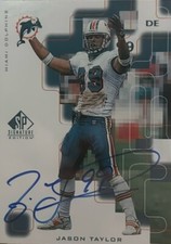 1999 SP Signature Autographs#JT Jason Taylor 