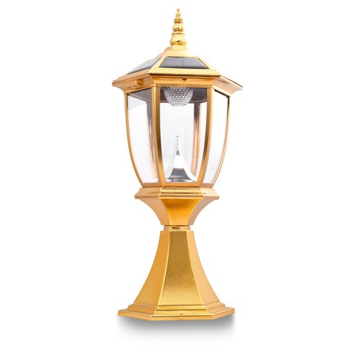 Outdoor Solar Post Light Lamp Lantern 6x6 LED Deck Cap Fence Path Vinyl Garden - Picture 7 of 32