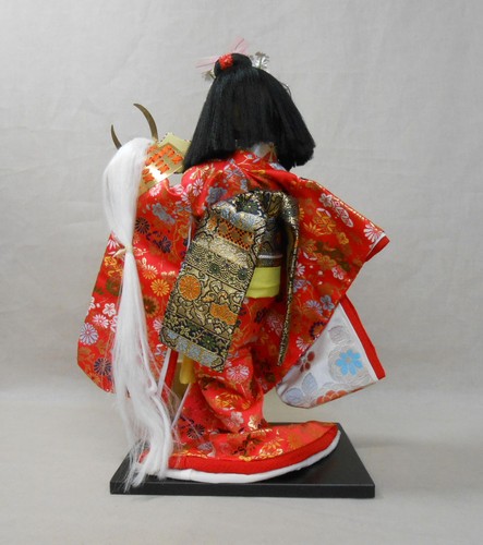 Japanische Vintage Kimono Stoffpuppe 43 cm / KABUKI 歌舞伎 YAEGAKI - Bild 3 von 7