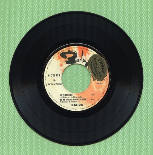 DALIDA / Il Silenzio, Bonsoir mon amoir BARCLAY 70853 M Pres France 1965 EP VG+ - Picture 5 of 5