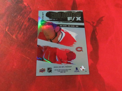 2024-25 Upper deck SPx Holoview F/X Nick Suzuki #HV-27 - Picture 2 of 2