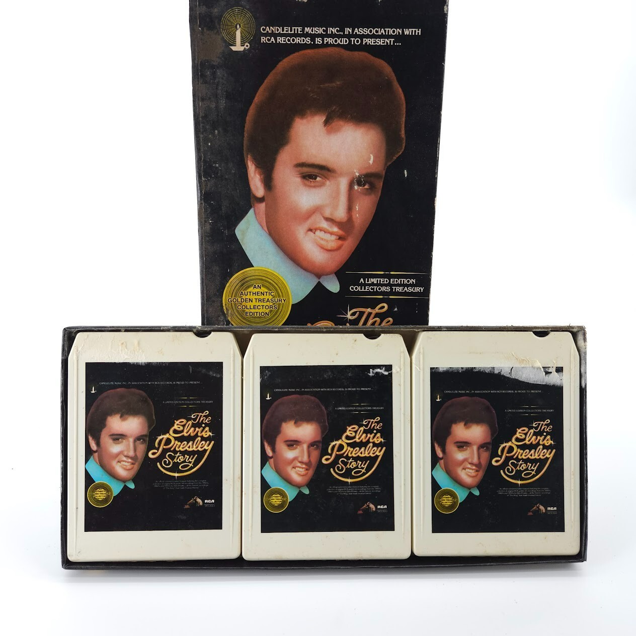 The Elvis Presley Story 3 Pack 8Track Stereo Limited Edition Collectors Treasury