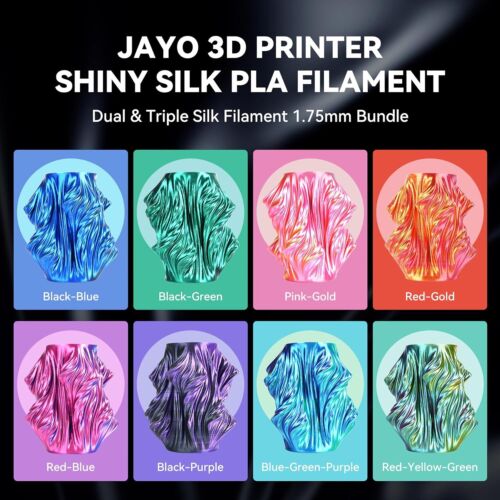 JAYO 10KG PLA Matte PETG PLA+ SILK ABS TPU 1.75mm 3D Printer Filament 1.1KG Lot - Picture 5 of 196