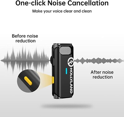 Hollyland Lark M1 Wireless Lavalier Microphone, Noise Hollyland Lark M1 Wireless Lavalier Microphone, Noise