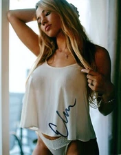 Ella Bella Super Sexy Instagram Adult Model Signed 8x10 Photo COA 9