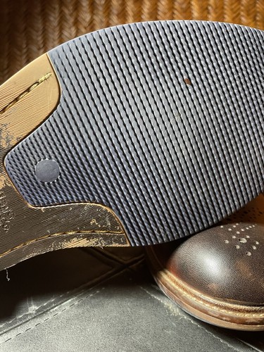Vintage Foundry Co. Lace Up Oxford Brown and Black Pattern Size 9.5 - Picture 10 of 10