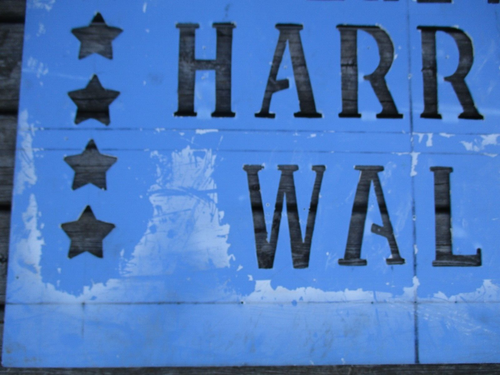 RARE 2024 10 STAR HARRIS/WALZ LARGE PLASTIC PRESIDENTIAL SIGN TEMPLATE 48" X 27" - Picture 4 of 21