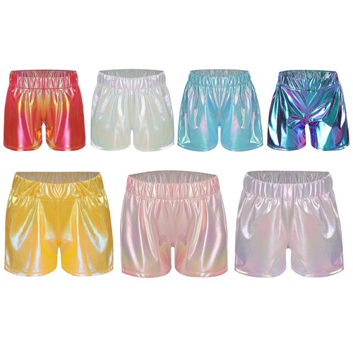 Kinder Mädchen Shorts Cosplay Tanzbekleidung funkelnde Unterteile Halloween kurze Hose Jazz - Bild 1 von 47