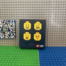 LEGO 5007623 VIP Exclusive Minifigure Heads Coasters 4 pack New