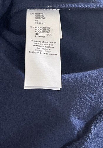 GAP Girls Sweatshirt Crew Neck Logo Elysi Blue Sz XL /6 Years US Pullover NWOT - Picture 6 of 6