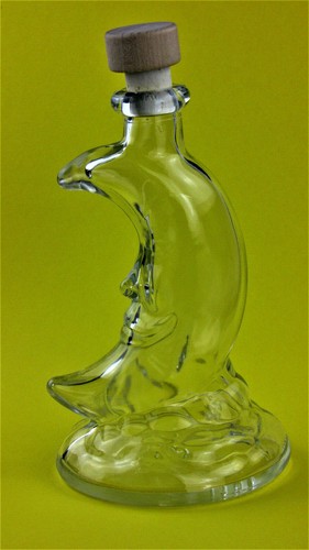 Glas Flasche Mond 0,2 Ltr. Luna Weihnachten Schnaps Likör Essig Öl - Bild 6 von 9