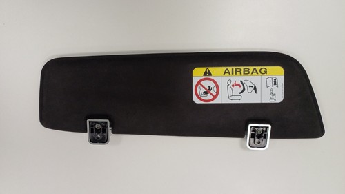 Aston Martin LH Sunvisor - Obsidian Black Alcantara - DBS, Vantage, & DB12 - Picture 3 of 3