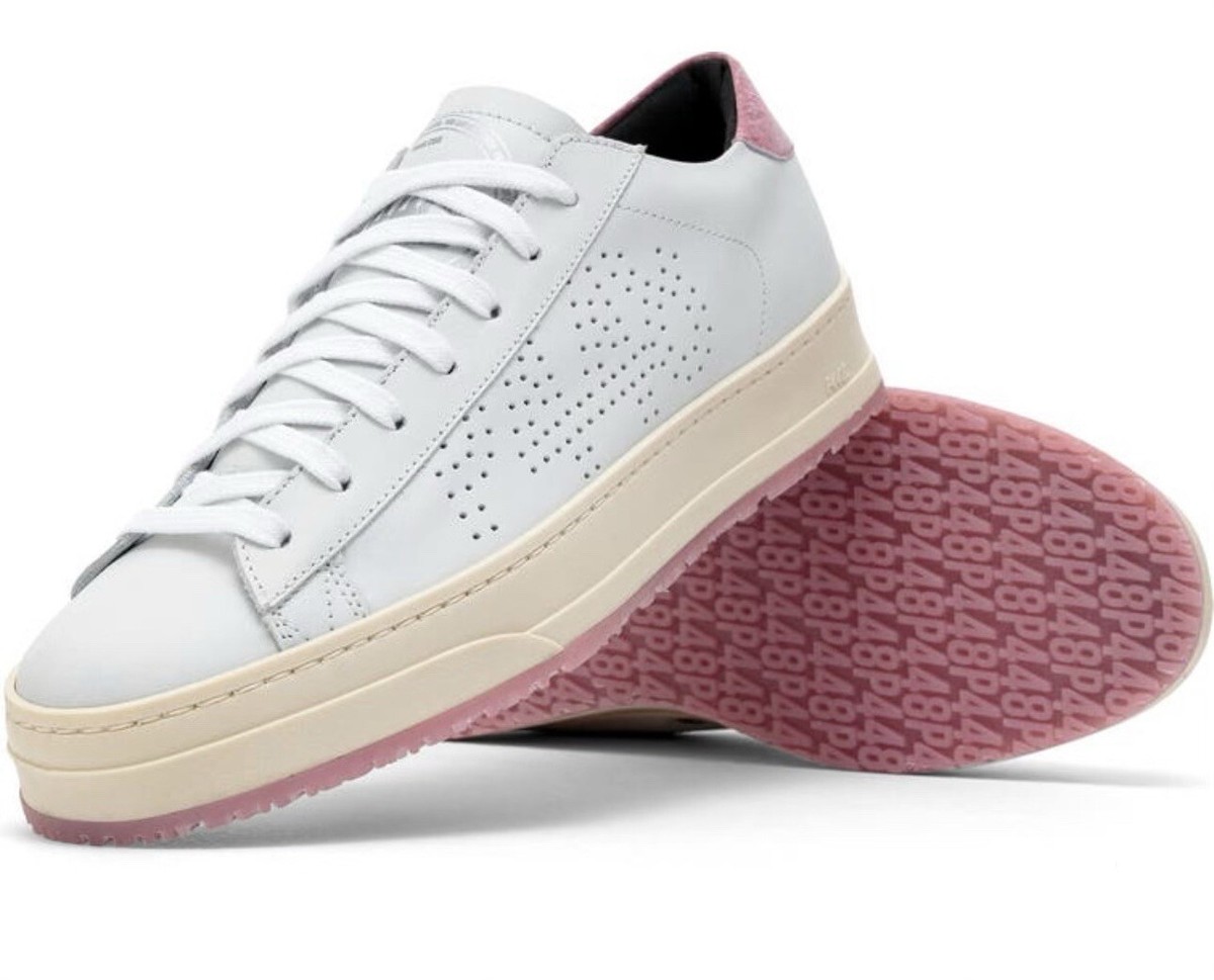 P448 John Women's Sneaker White Size 38 NWB $298- Brand New