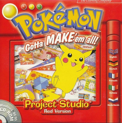 Pokemon Gotta Make Em All - Project Studio Red Ed - PC Printing (Disc in Sleeve) - Picture 1 of 2