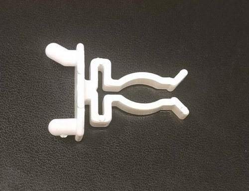 Spring Style Tool Holder White 25-PK Garage Organizer for 1/4 Pegboard Peg Hooks - Picture 3 of 13