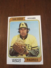 1974 Topps #197 Vicente Romo (NM-MT+)