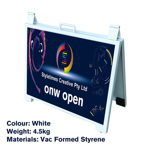 Real Estate A Board Sign / A Frame Sandwich Board, or replace sticker print - Picture 2 of 5