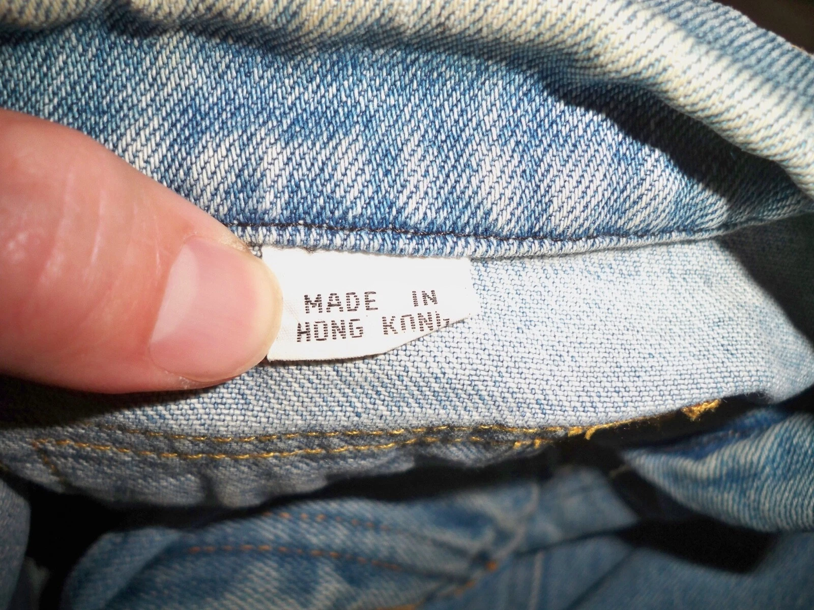 narrona denim trucker chore work buckle vintage jacket