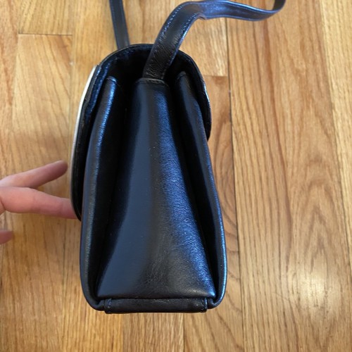 Joseph B Exclusive New York Black Leather Purse snap front new - Picture 4 of 11