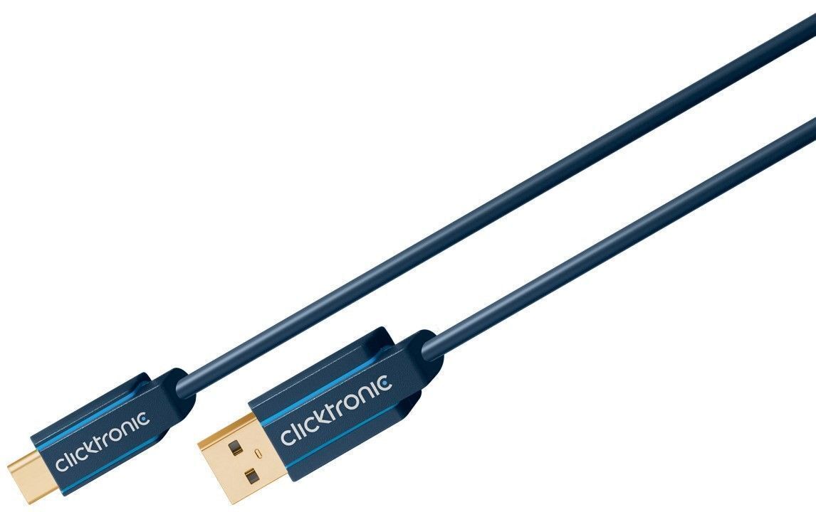 Thumbnail - Clicktronic Usb-c Stecker Auf Usb A Stecker 2m