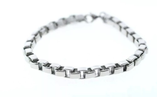 Assorted LOT of 12 Stainless & Titanium Necklaces Pendants Bracelets & Key Chain - Picture 16 of 18