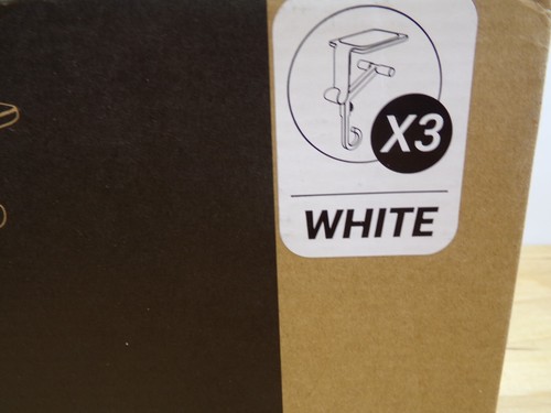 Village Lighting Mantle Hanger for Garland Stocking White 3 in a Box Metal Adj. - Picture 4 of 11