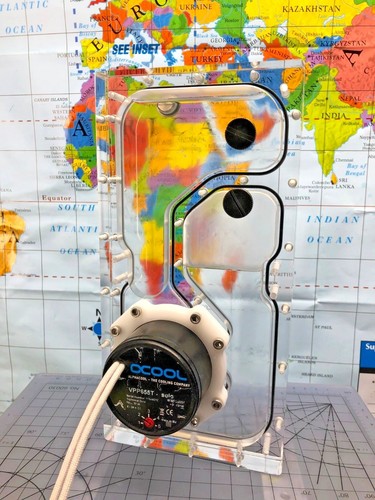 PC Wasserkühlung Tank Acryl Reservoir für eine D5 Pumpe mit 4 G1/4 240mm Größe - Bild 5 von 16