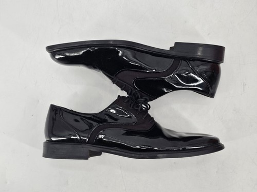 Mezlan Mens Size 13M Concerto Tuxedo Oxford Dress Shoes Black Leather - Picture 8 of 13