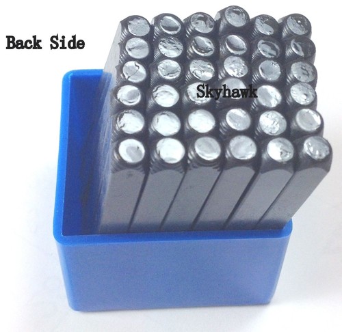36 piezas Juego de troqueles perforadores de estampillas de acero y letras de 5/32" con estuche - Imagen 4 de 4