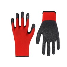 (1-Pair) 13-Gauge Anti-Slip Work Gloves - Breathable Nylon with Latex Coating