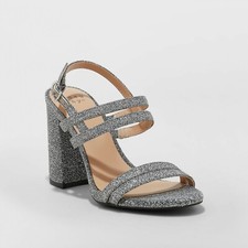 NWT Women's Estella Strappy Stiletto Heeled Sandal Pumps - A New Day 7