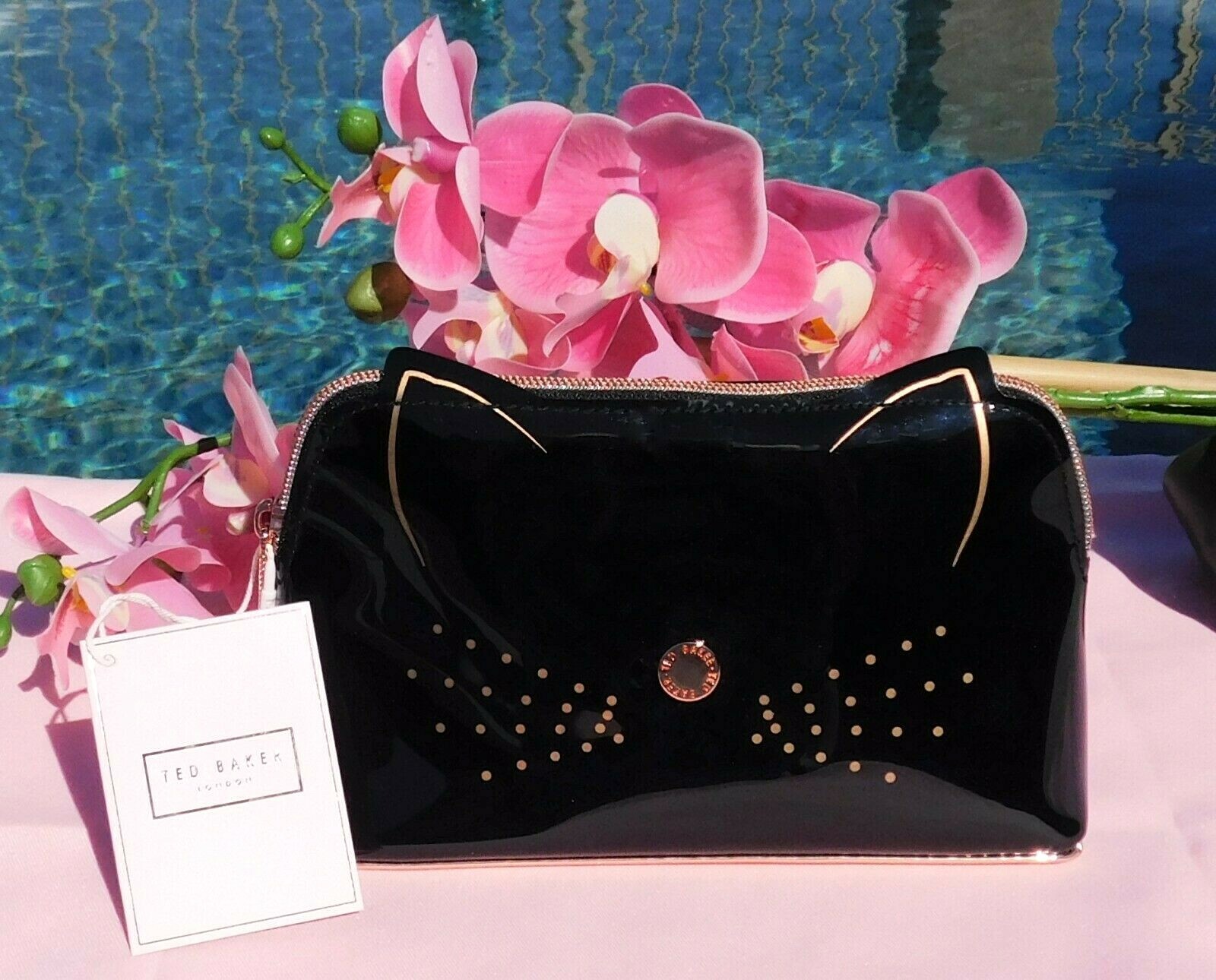 ted baker black cat bag