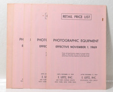 ONE Leitz Retail Price List 1969