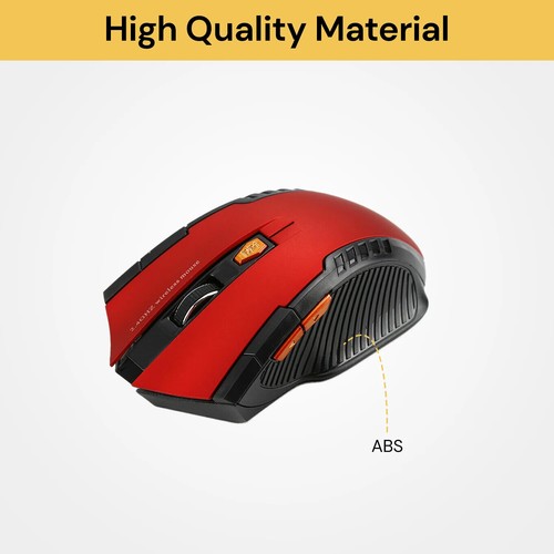 2.4GHz Wireless Optical Mouse Gaming Mice USB Receiver For Computer PC Laptop - Picture 7 of 14