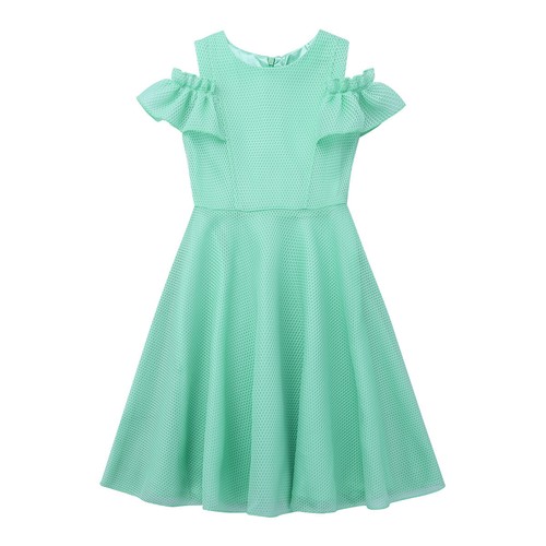 Kids Girls Chiffon Junior Long Gown Bridesmaid Wedding Party Formal Flower Dress - Imagen 41 de 59