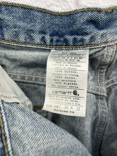2 Pair Carhartt Jeans Traditional Relaxed 38 X 28 - Picture 9 of 10