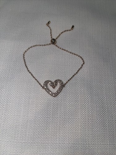 Swarovski Una Heart Rose Gold tone Plated Bracelet NEW IN BOX - Picture 5 of 6
