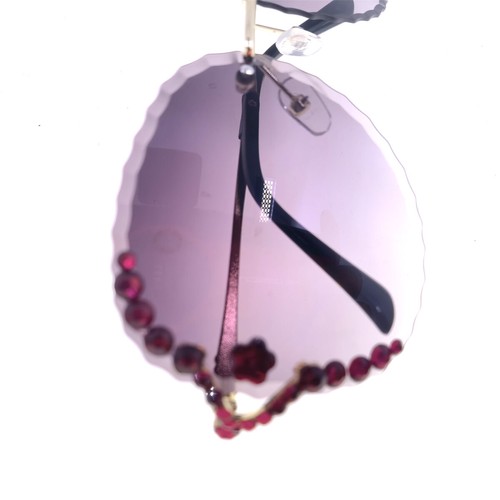 Luxus Strass Quadratische Sonnenbrille Damen Mode Outdoor Übergroße Sonnenschirme - Bild 12 von 17