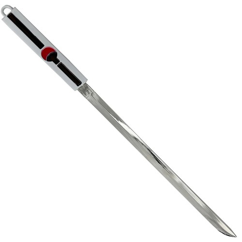 Spring Action Popup Mini Katana Keychain Sasuke Katana White - Overall 9" - Picture 3 of 5
