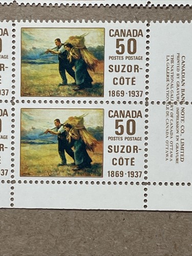 #492 PB4 Canada - 1969 - 50 Cent - Suzor-Cote painting - Postage Stamps - Picture 9 of 12