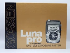 Gossen Luna-Pro Electronic System Exposure Incident Light Meter, Tested With Box