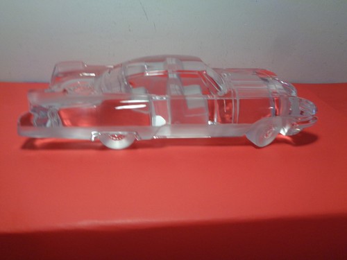 Daum France Signed Heavy Crystal 1953 Cadillac Eldorado Car (16") - Picture 12 of 13