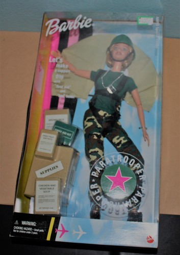 Barbie FALLSCHIRMJÄGER Militär ARMY AIRBORNE AAFES Special Ed. GI Gear Fallschirm - Bild 7 von 7