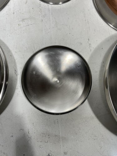 Vtg Revere Ware Copper Bottom 8pc Set Pots Pans Lids - Picture 22 of 23