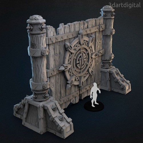 The Gates Of Ferucrane/Terrain/Wargaming/Dungeons and Dragons/3DartDigital - Picture 2 of 4