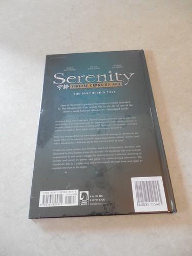 SERENITY: THE SHEPHERD'S TALE by JOSS WHEDON, DARK HORSE, BRAND NEW, SEALED! - Picture 2 of 2