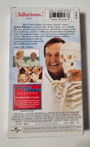 Patch Adams (VHS, 2000, Special Edition) - Picture 3 of 3