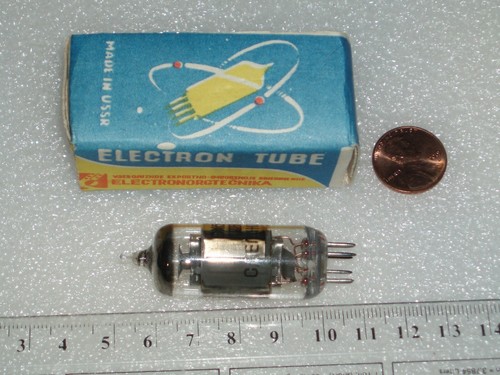 Tubo Pentode 6J5P hecho en Rusia 7 pines igual que 6Ж5П 6AH6 6485 6F36 - Imagen 6 de 12